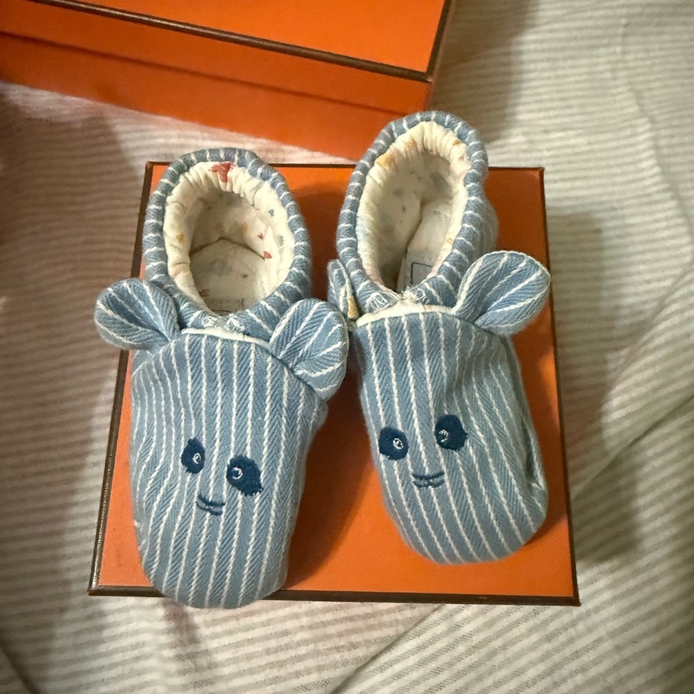 Hermes Blue Passe Passe Shoes